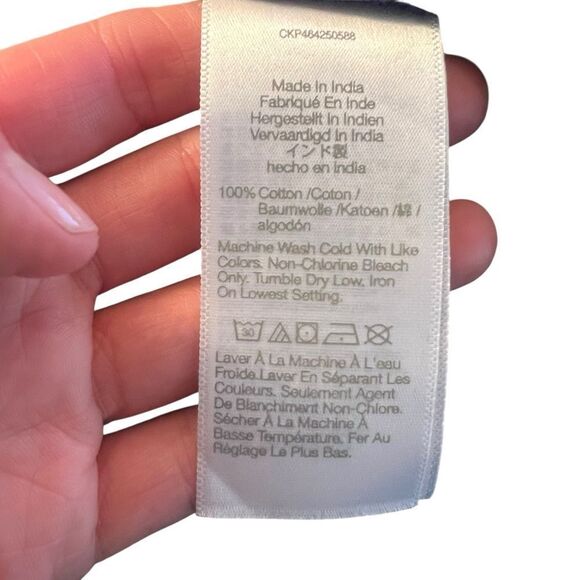 Madewell 100% cotton embroidered blouse. Size medium - Picture 4 of 8